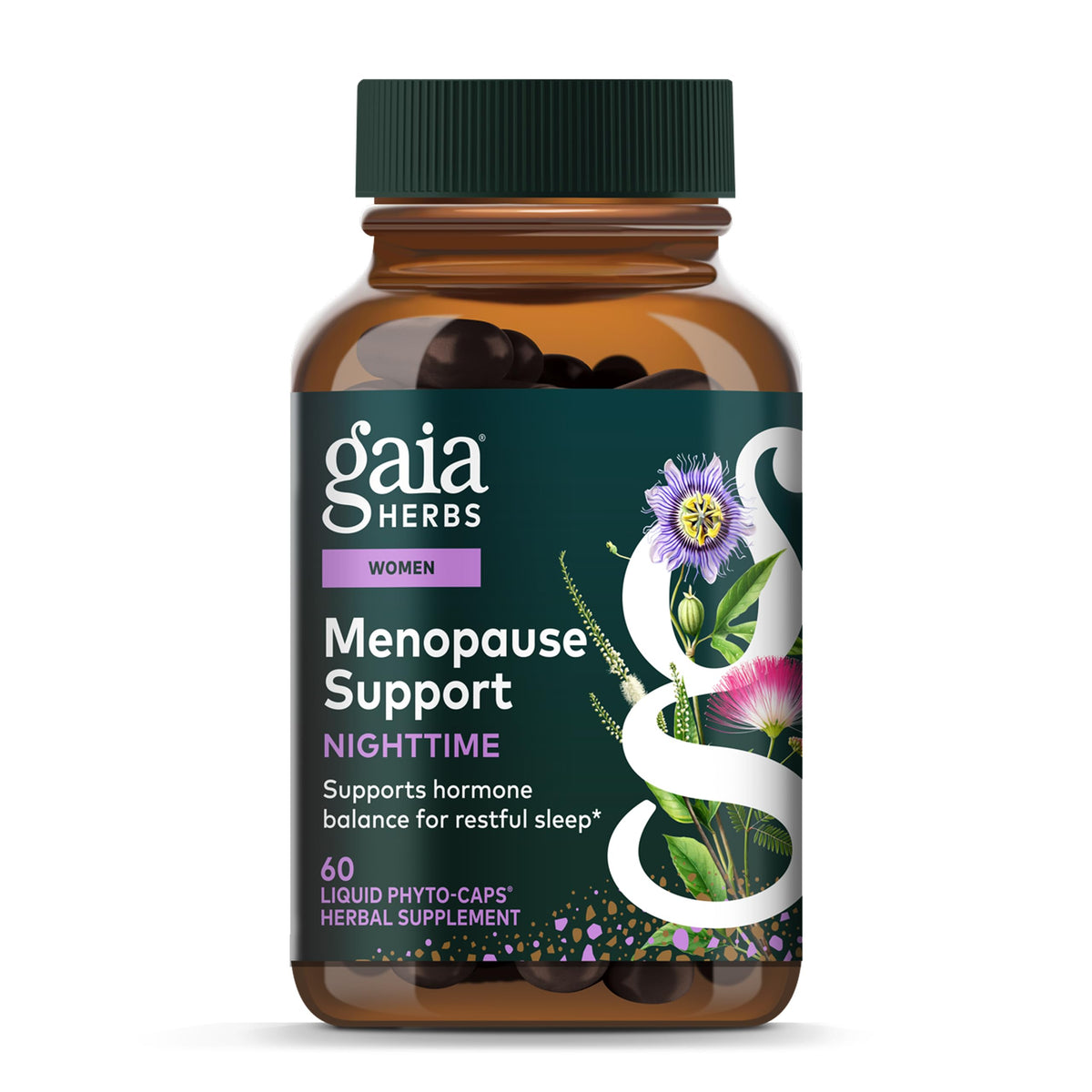 Gaia Herbs Menopause Support Nighttime - 60 Vegan Capsules