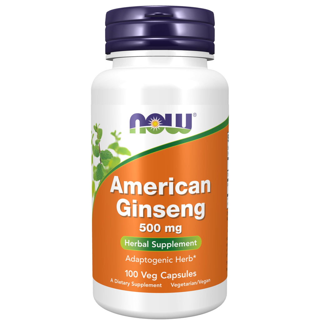 NOW Foods American Ginseng 500 mg - 300 Capsules