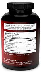 Divine Bounty Ashwagandha Capsules 1200mg with Black Pepper - 90 Capsules - image 2