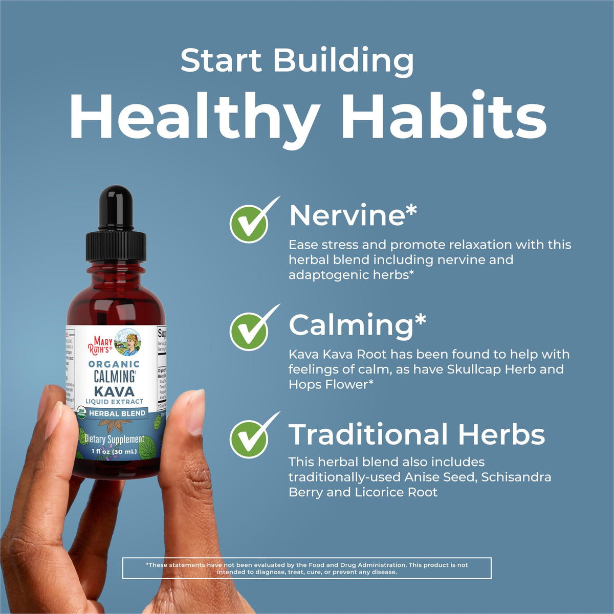 MaryRuth's Calming Kava Liquid Drops Herbal Supplement - 1 oz - image 5
