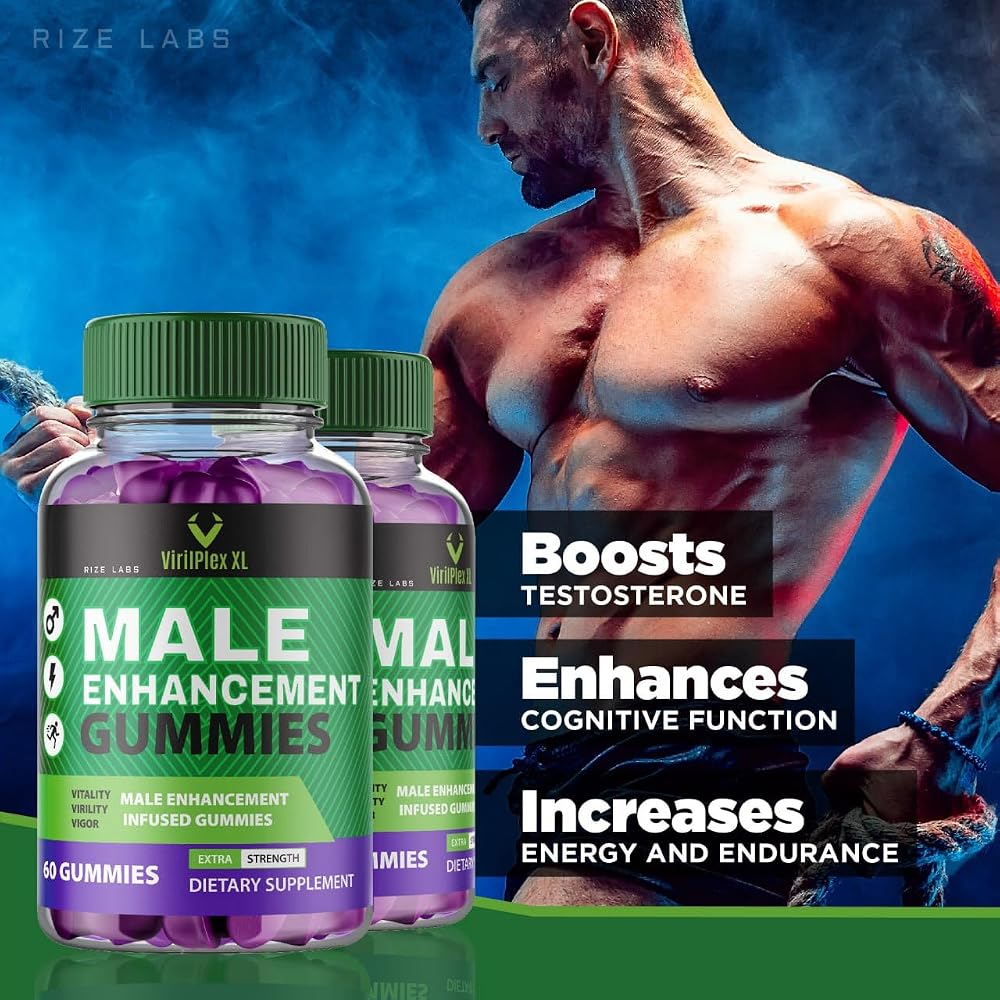 Rize Labs VirilPlex XL Gummies for Men's Wellness - 120 Gummies - image 6
