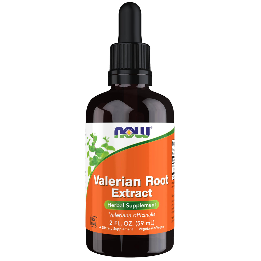 NOW Supplements Valerian Root Extract Liquid - 2 Fl Oz