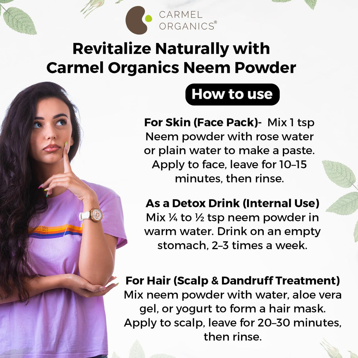 CARMEL ORGANICS Herbs Powder