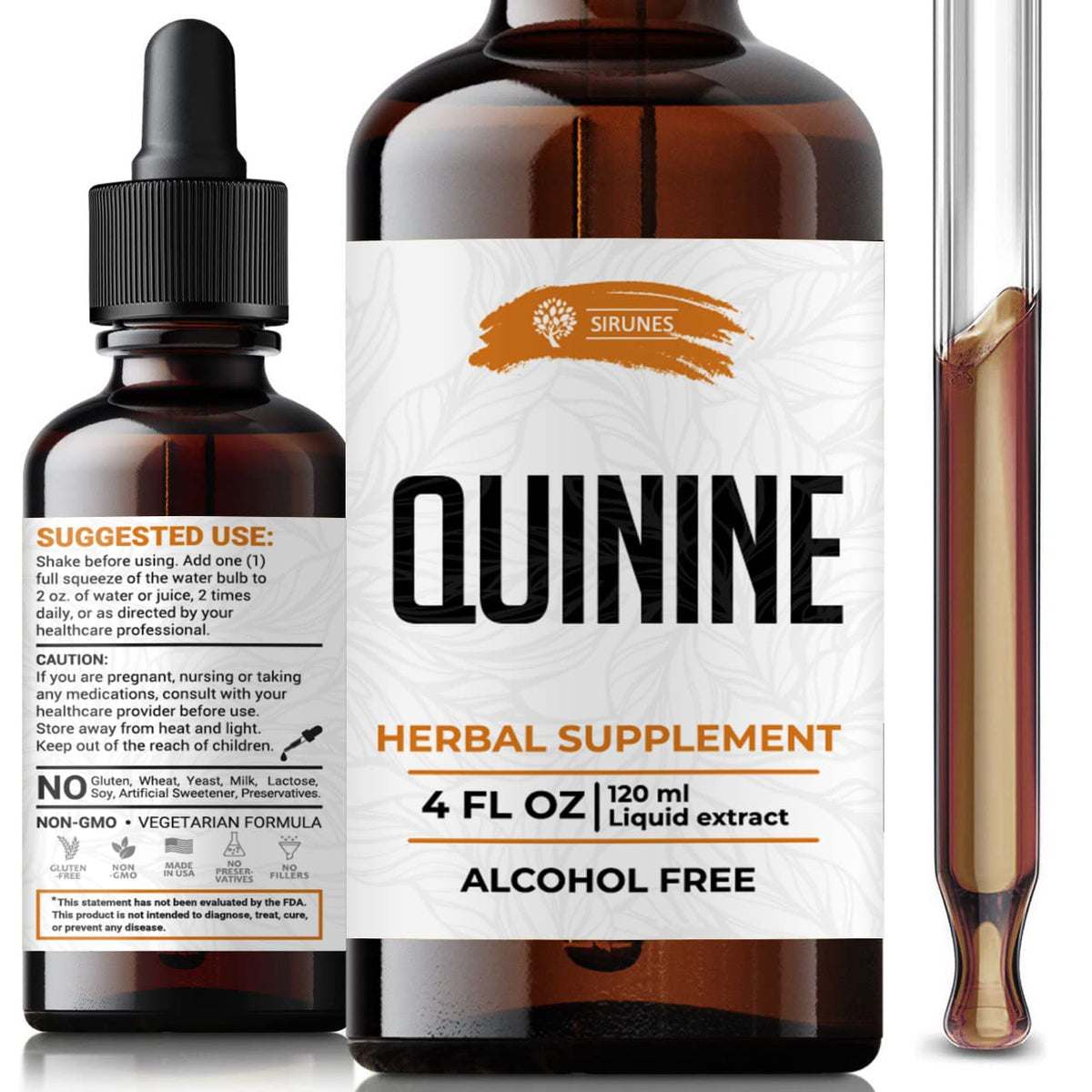 SIRUNES Quinine Supplement Quinine Dried Bark Herbal Supplement