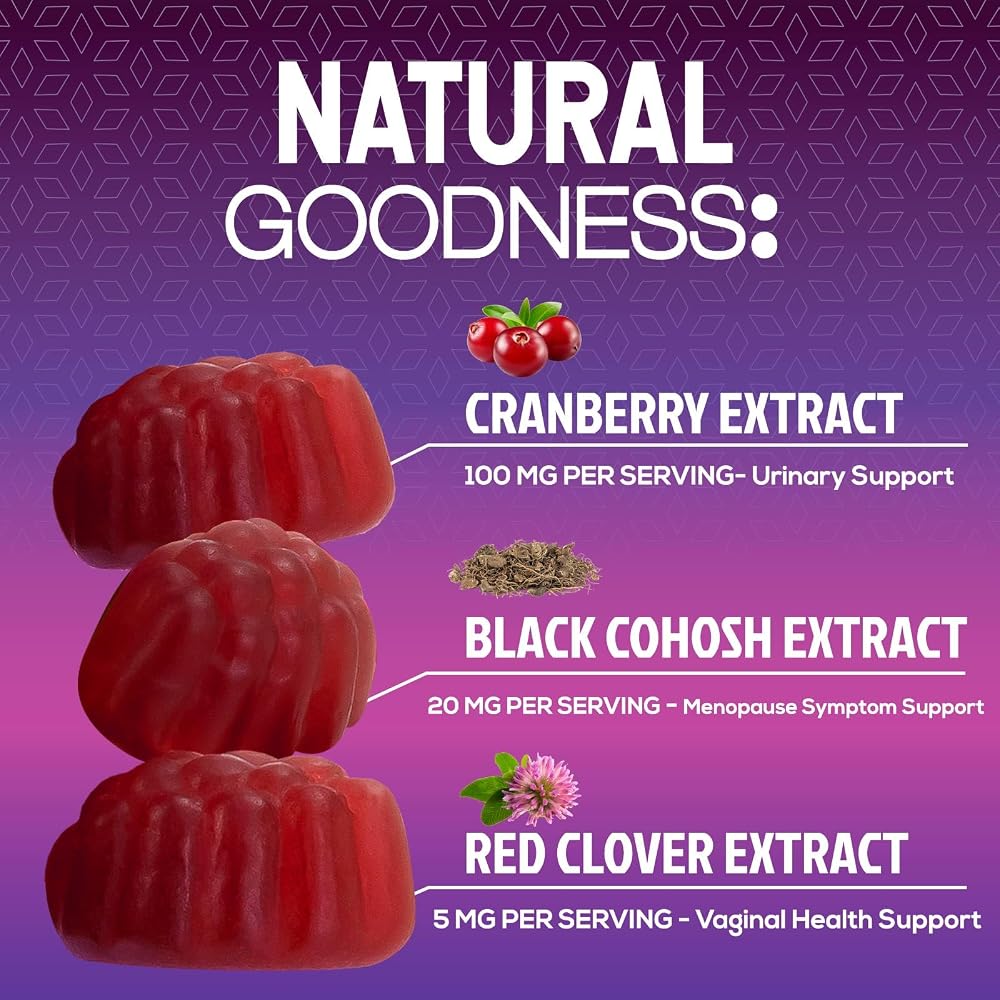Nature's Nutrition Menopause Probiotic Gummies for Women - 60 Gummies - image 5