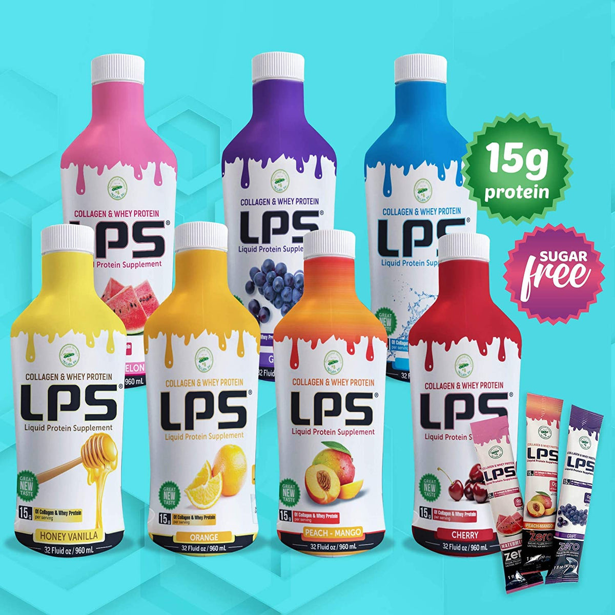 Nutritional Designs Sugar-Free Liquid Collagen & Whey Protein - 6 Pack - image 8