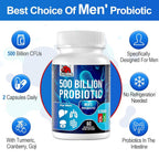 CFUKING Probiotics for Men 500 Billion CFUs 12 Strains - 120 Capsules - image 4