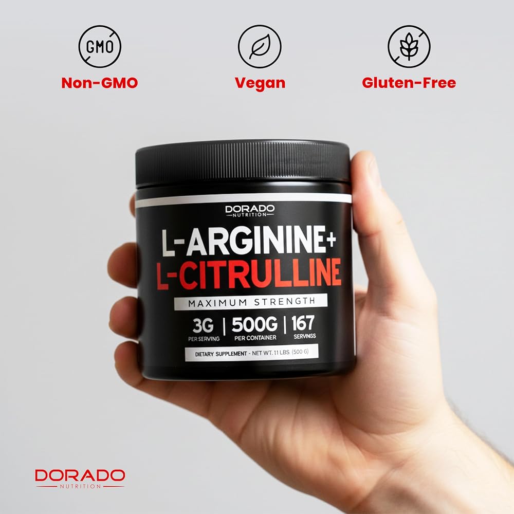 Dorado NUTRITION8 L Arginine L Citrulline Supplement - Stamina
