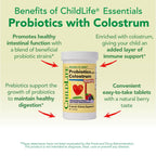 ChildLife Essentials ChildBiotics with Colostrum - 184 Tablets - image 5