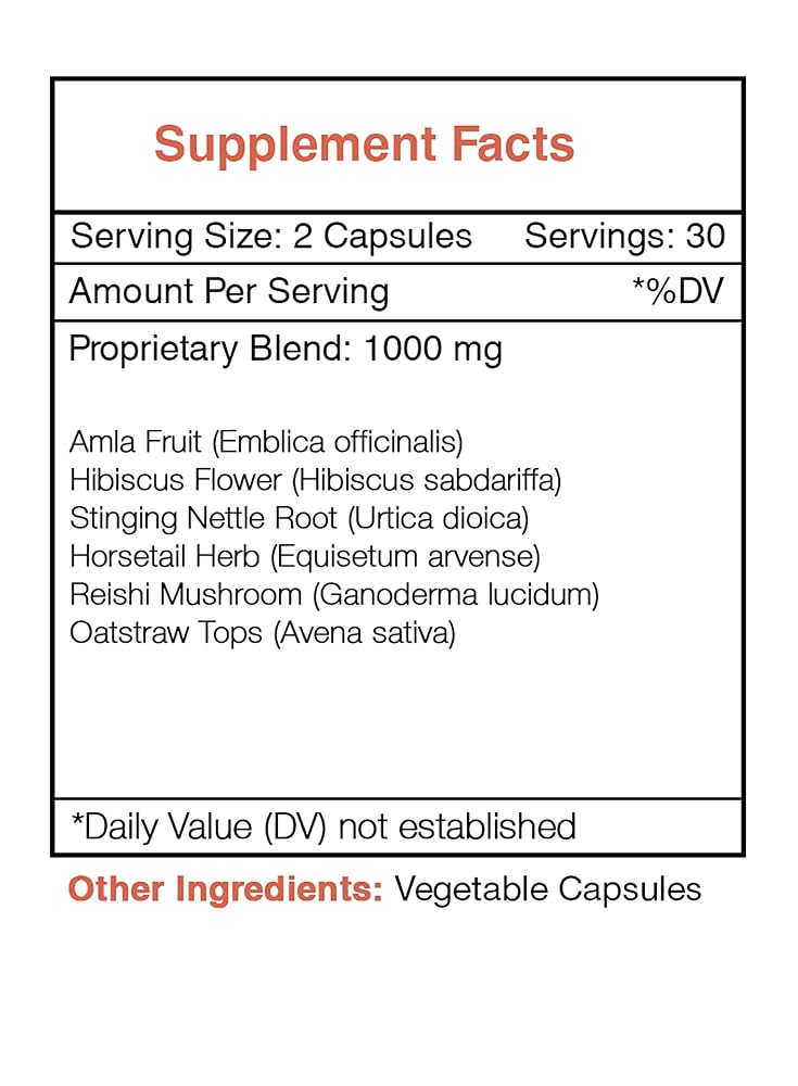 Secrets of the Tribe Luscious Locks 60/120 Capsules - image 4