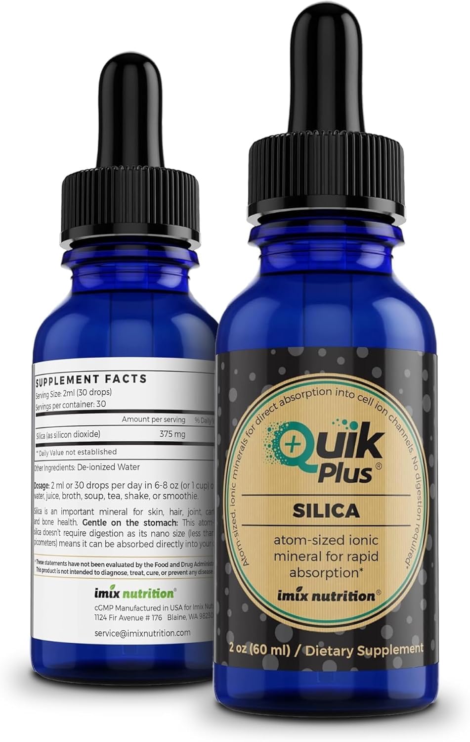 Imix Nutrition QuikPlus Liquid Mineral Supplement for Adults