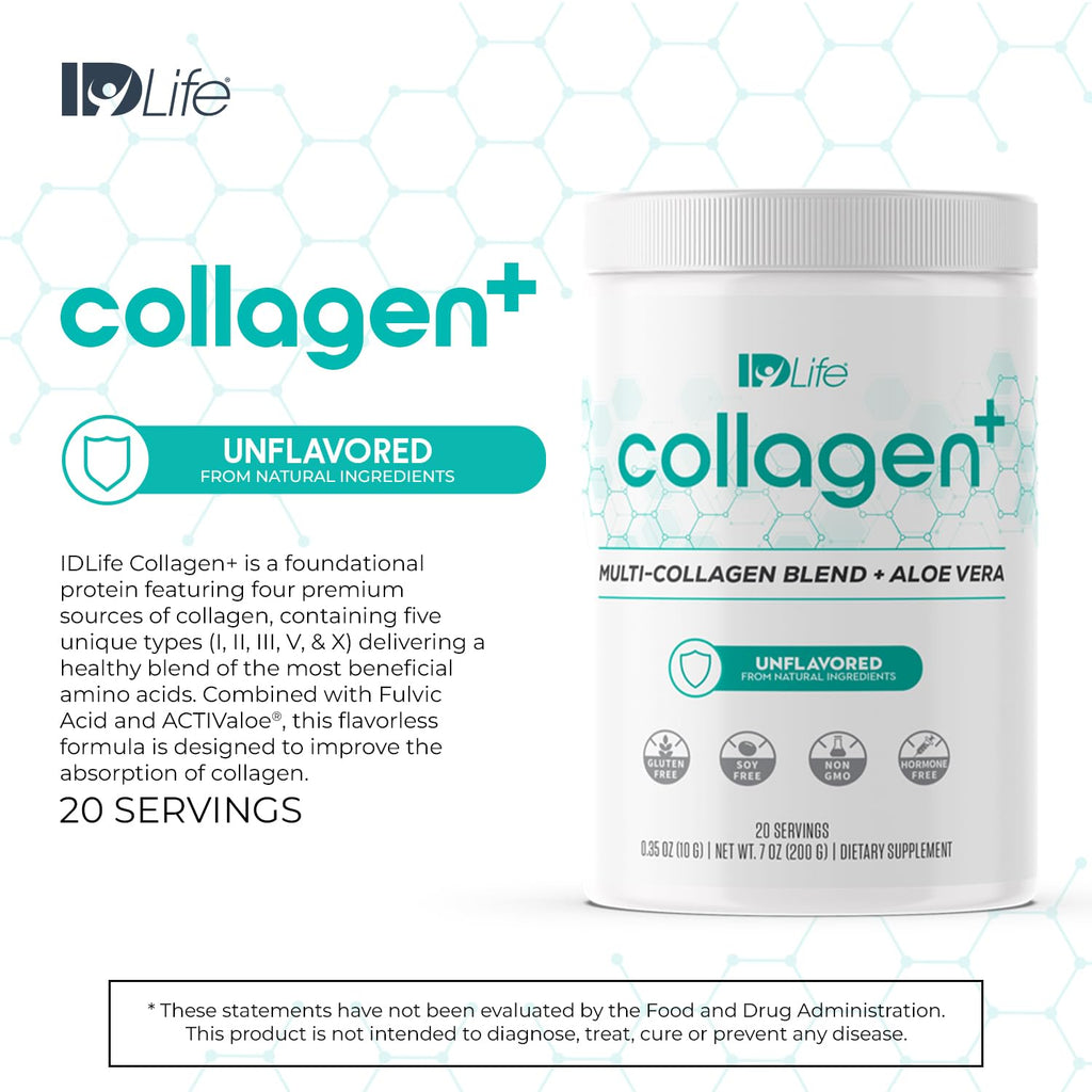 IDLife Collagen+ Powder for Skin & Joint Support - 20 Servings - image 3