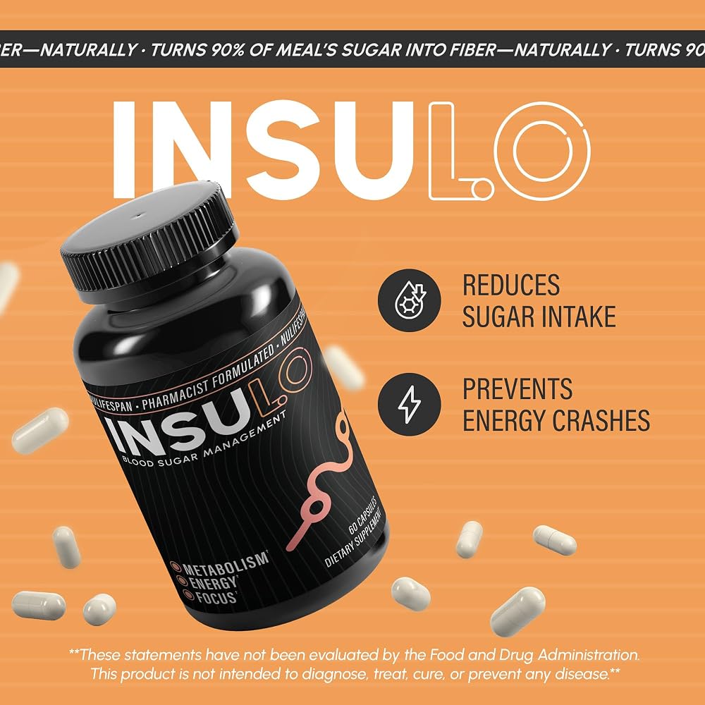 Nulifespan InSuLo Metabolism Energy and Focus Supplement - 60 Capsules - image 2