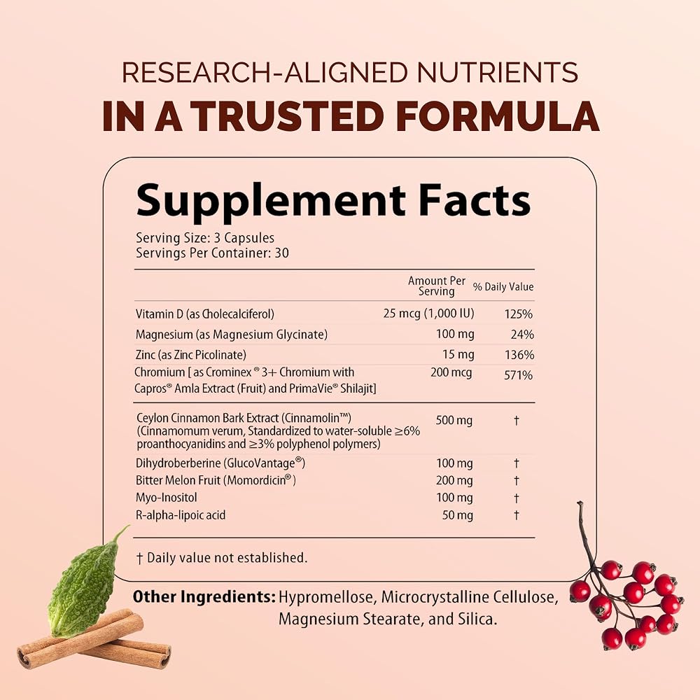Nutritunes - NutriSulin Blood Sugar Support - 90 Capsules - image 2