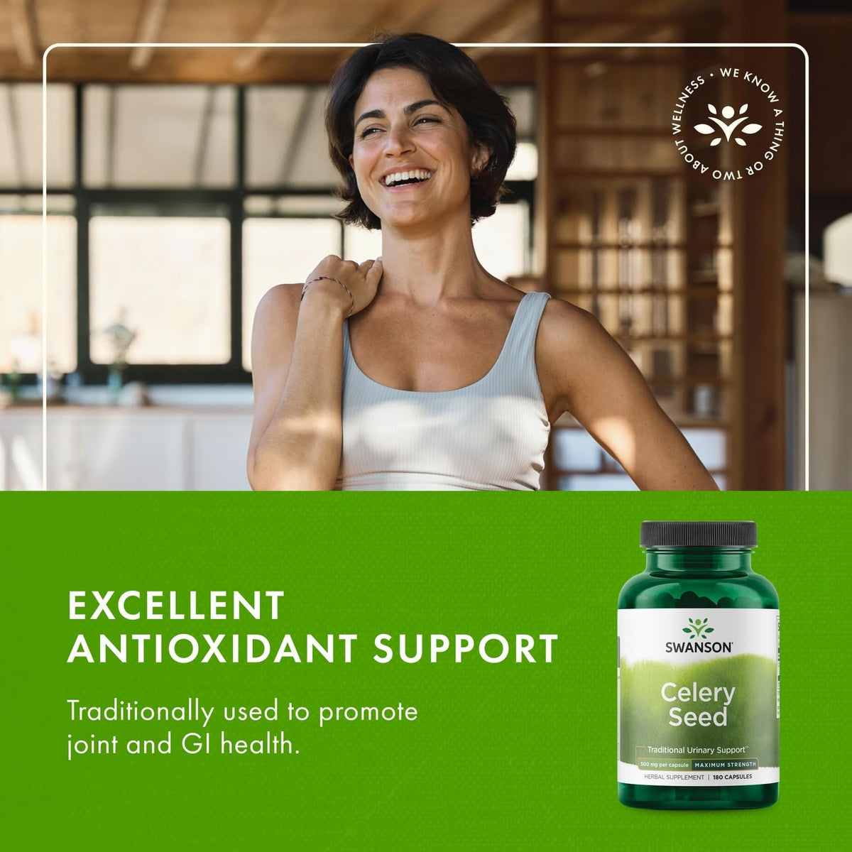 Swanson Celery Seed Maximum Strength 500 mg - 540 Capsules - image 6