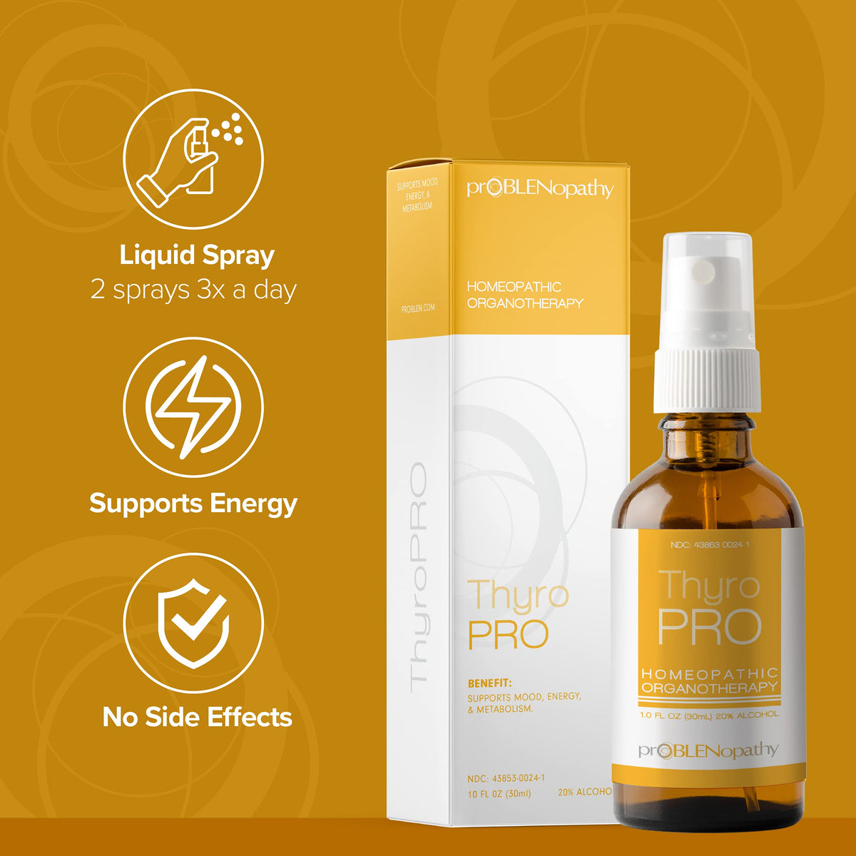 proBLENopathy Natural Thyroid Support Supplement - 1 Fl Oz - image 2