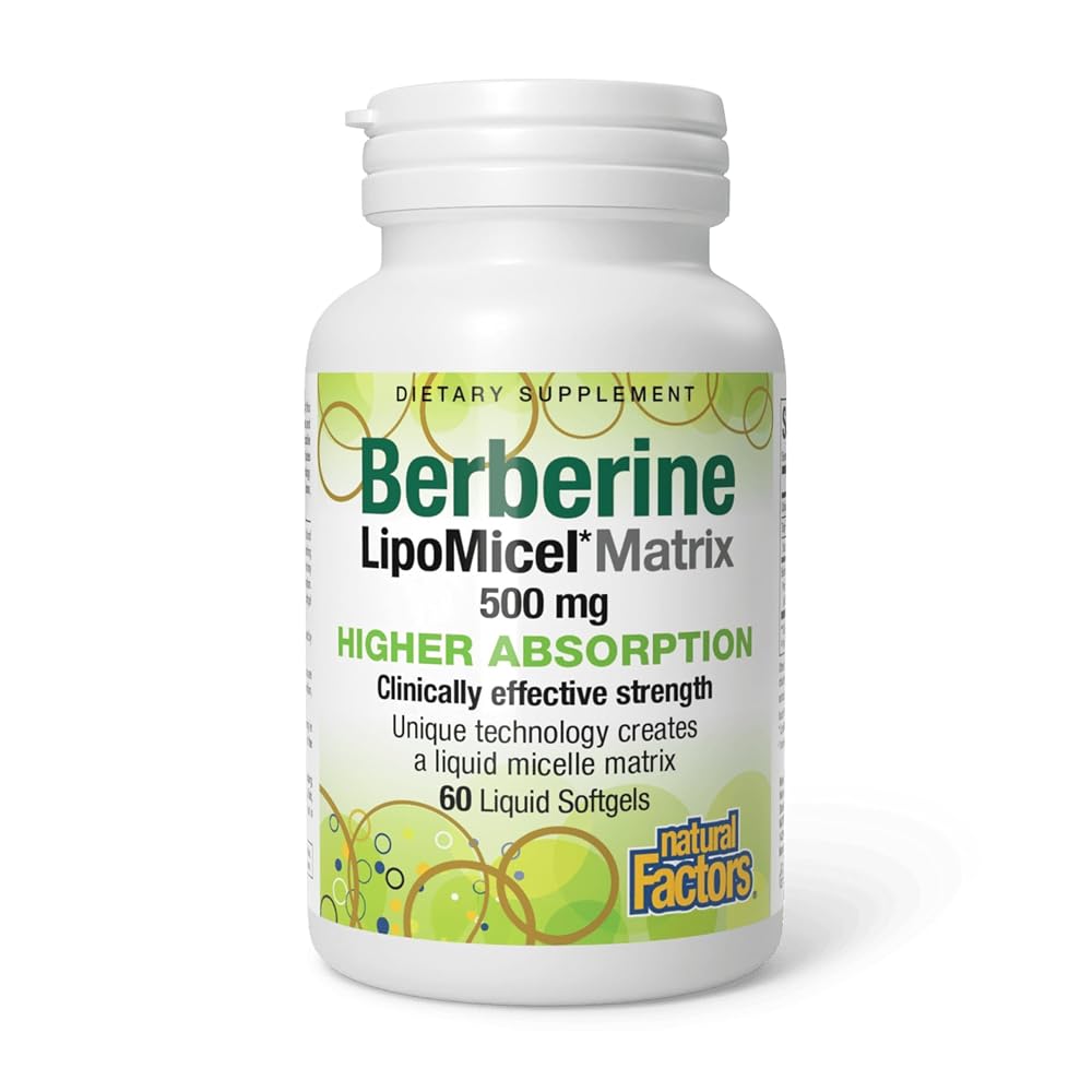 Natural Factors Berberine LipoMicel Matrix - Daily Supplement