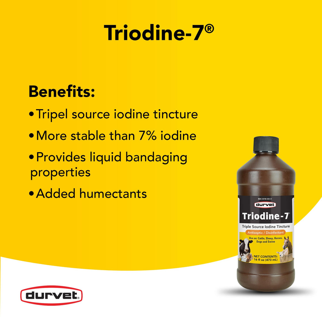 Durvet Triodine-7 Antiseptic Disinfectant - 16 Ounce - image 2