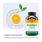 Country Life Vitamin C 1000mg Time Release - 250 Tablets - image 4