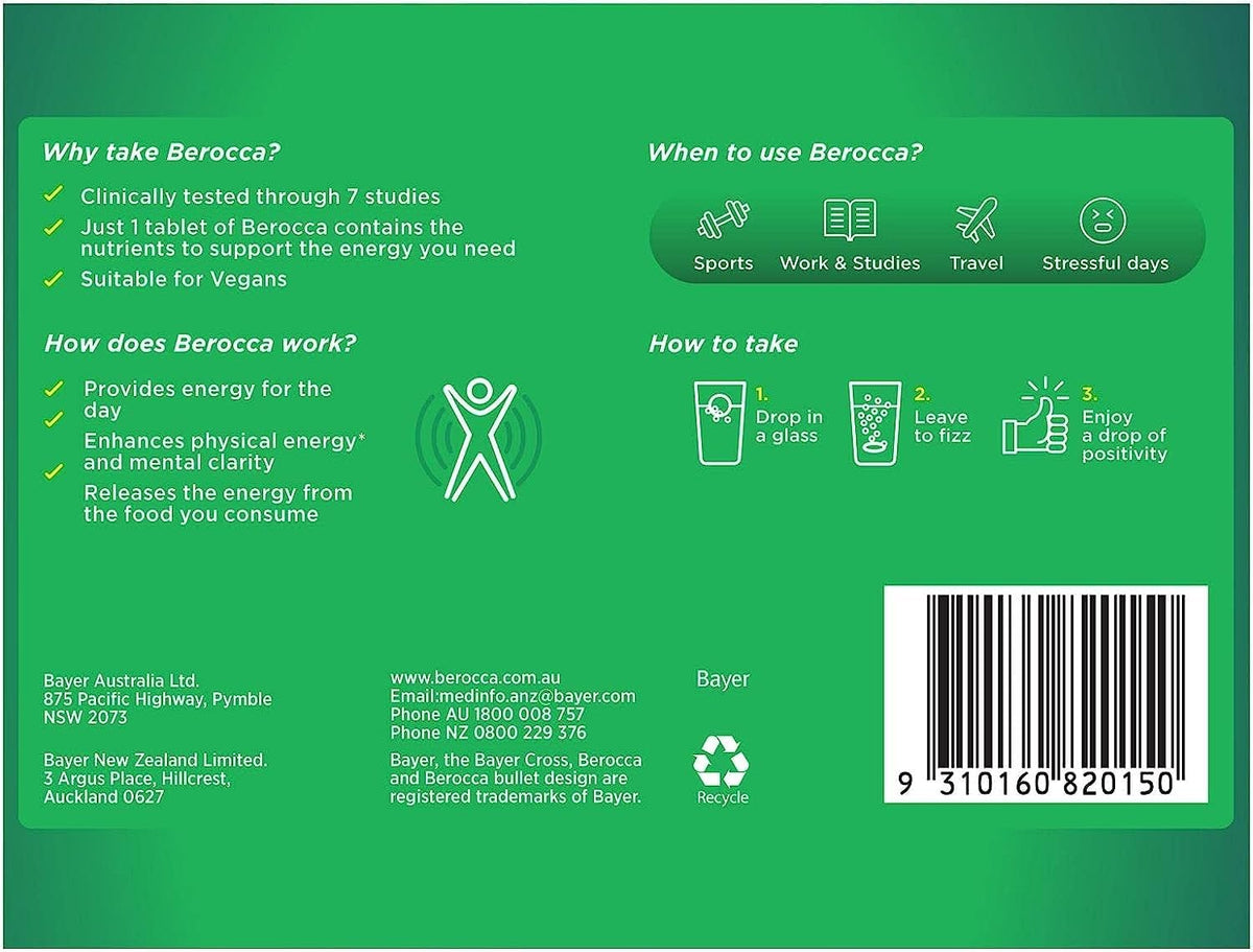 Berocca Performance Original Berry Flavour - 45 Tablets - image 2