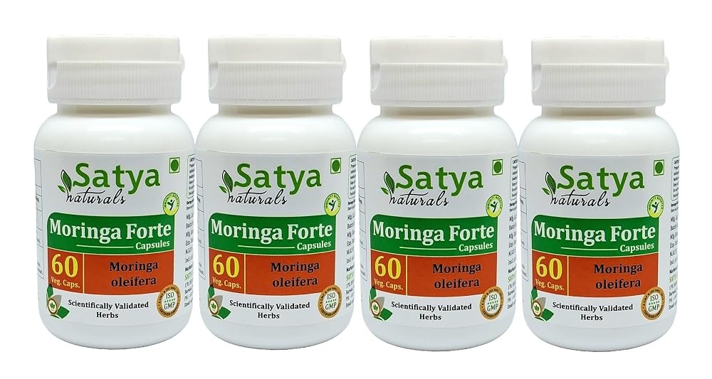Satya Naturals Moringa Forte Capsules 500 mg. 60 Veg. Capsule