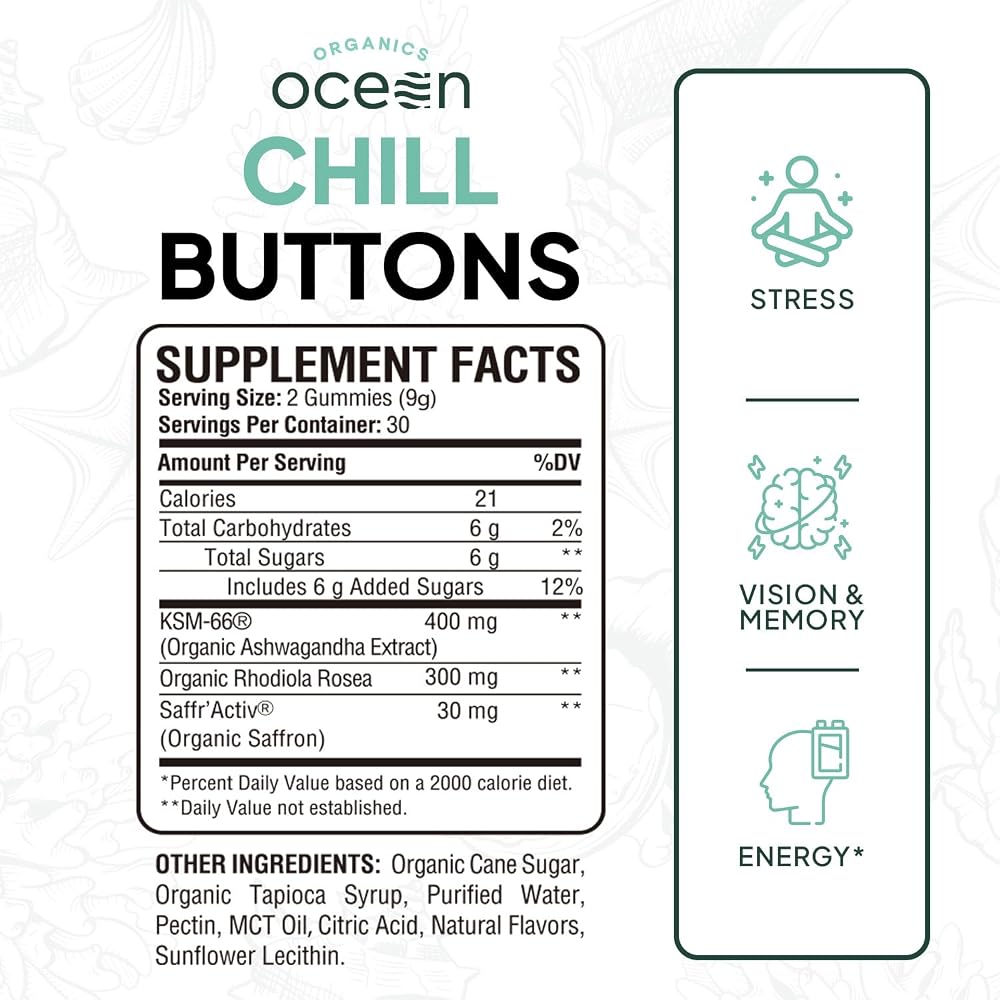 Organics Ocean Chill Buttons
