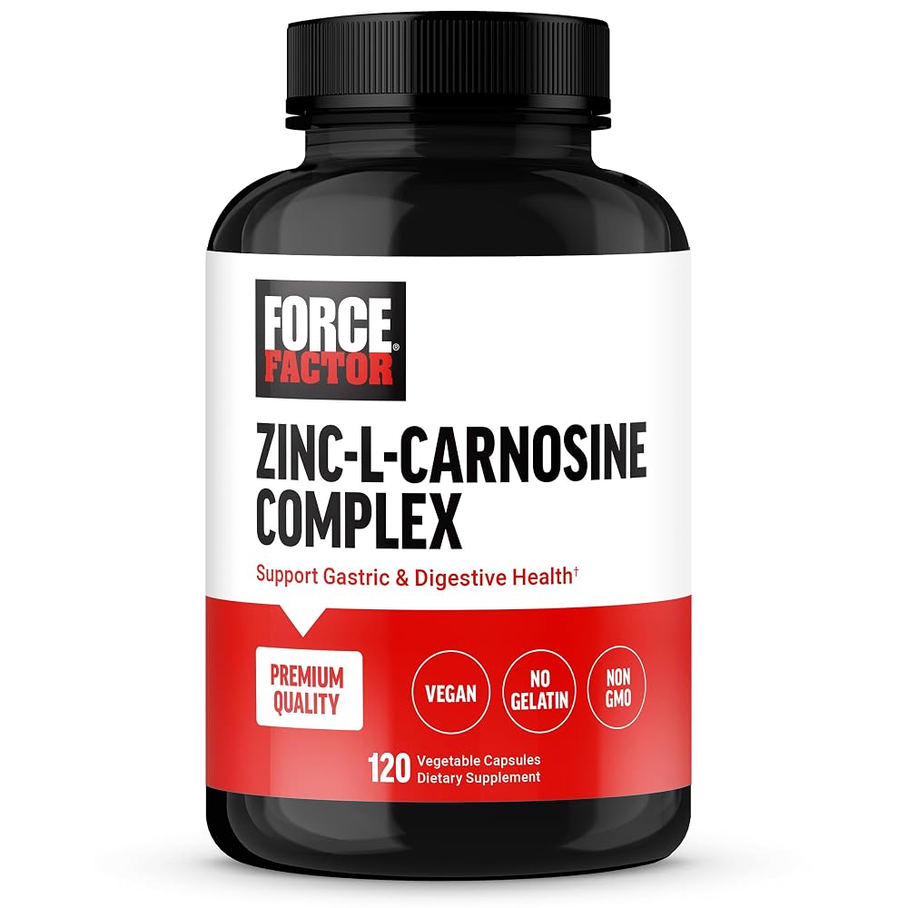 Force Factor Zinc L-Carnosine Capsules - 120 Capsules