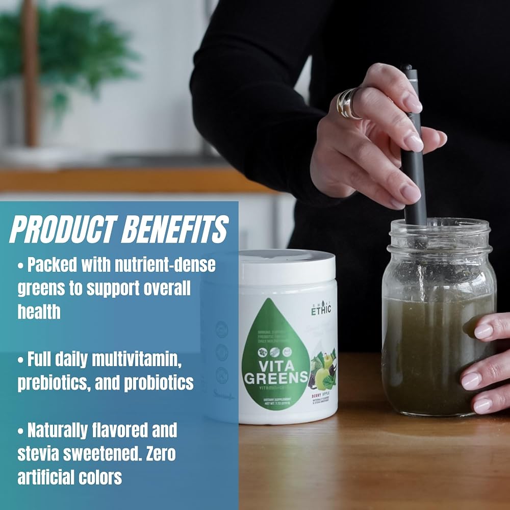 Sweat Ethic Vita Greens Greens Superfood Powder