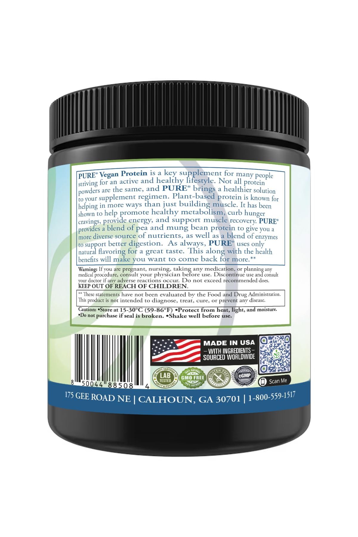 PURE® Vegan Protein Powder - 25g Plant Based Protein