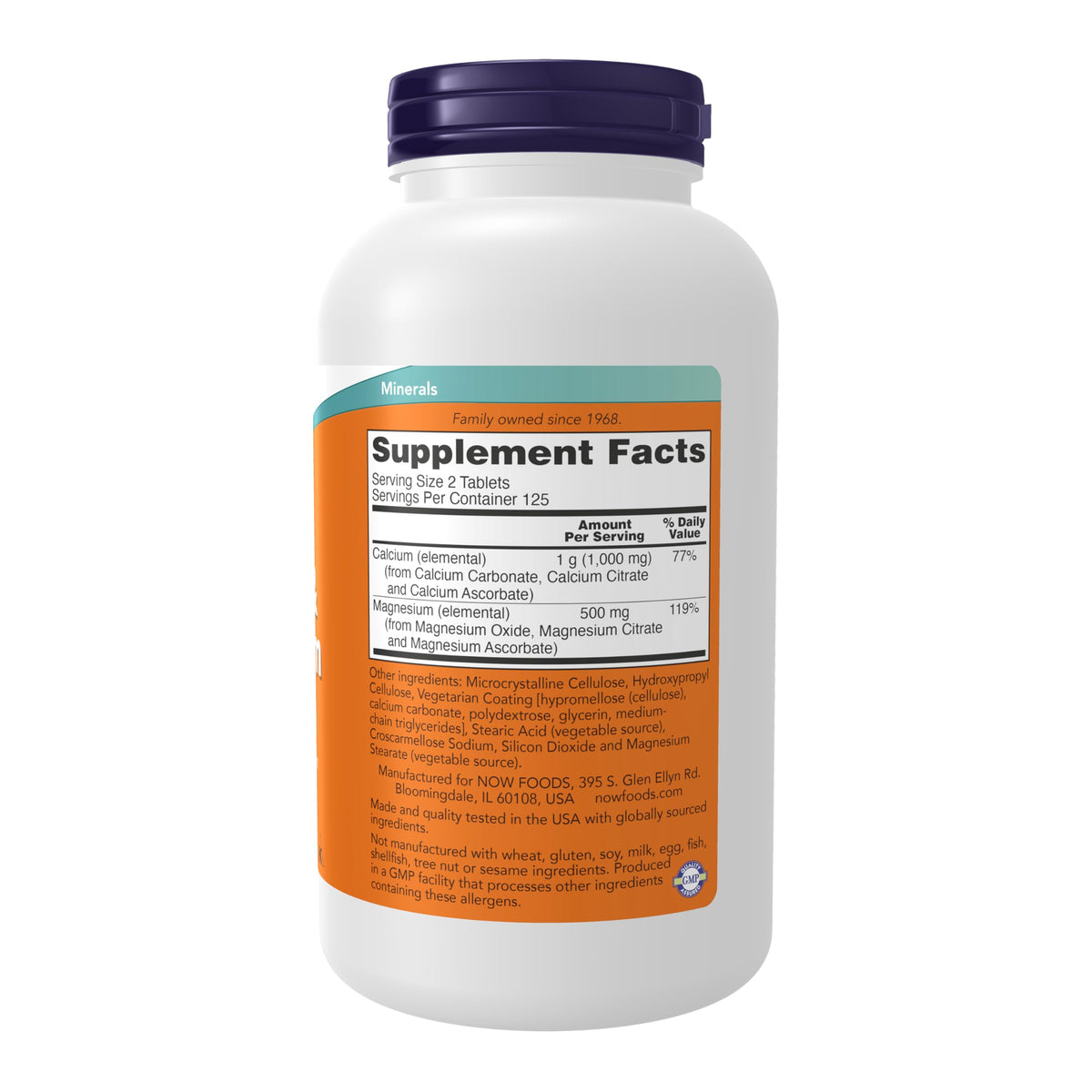 NOW Supplements, Calcium & Magnesium 2:1 Ratio, High Potency