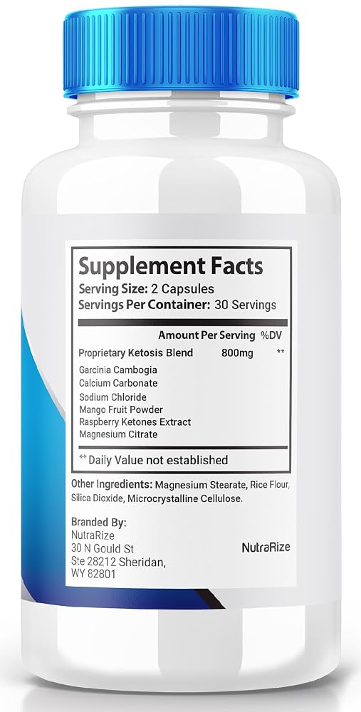 NutraRize Balanced Slim Capsules Keto ACV Weight Loss - 60 Capsules - image 2