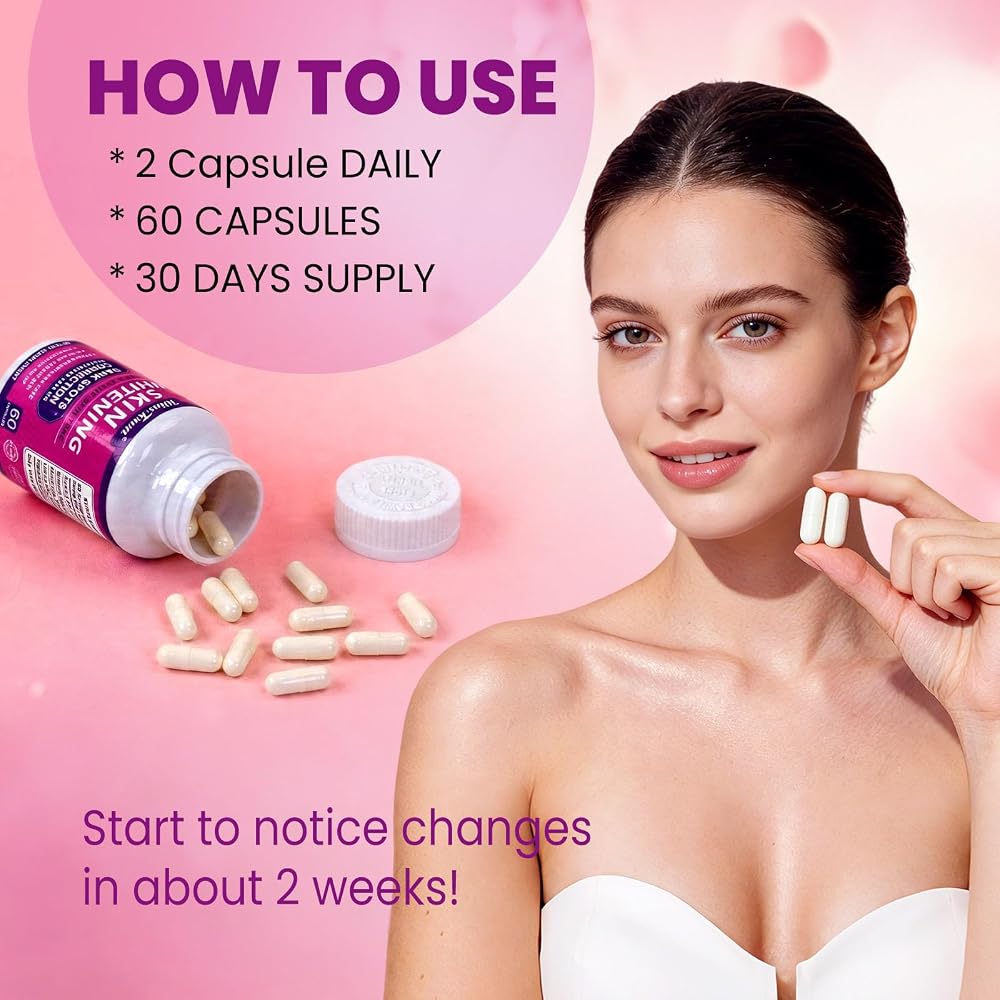 AIHIYO Skin Whitening Glutathione Capsules - 60 Count - image 5