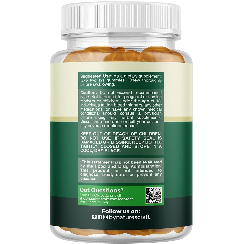Natures Craft Liver Support Milk Thistle Gummies - 60 Count - image 8