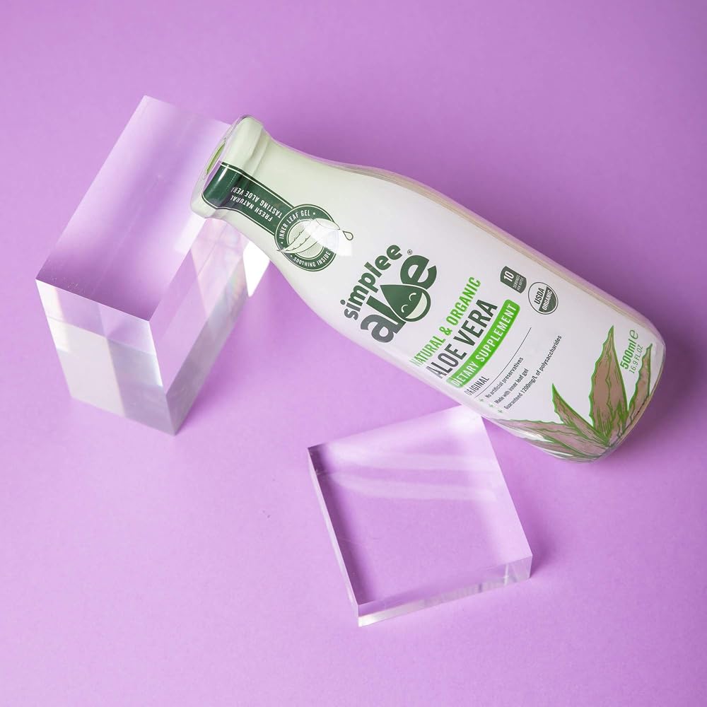 Simplee Aloe Organic Aloe Vera Juice - 33.8 Fl Oz - image 3