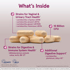 Jarrow Formulas Fem-Dophilus Advanced Vaginal & Digestive Probiotics
