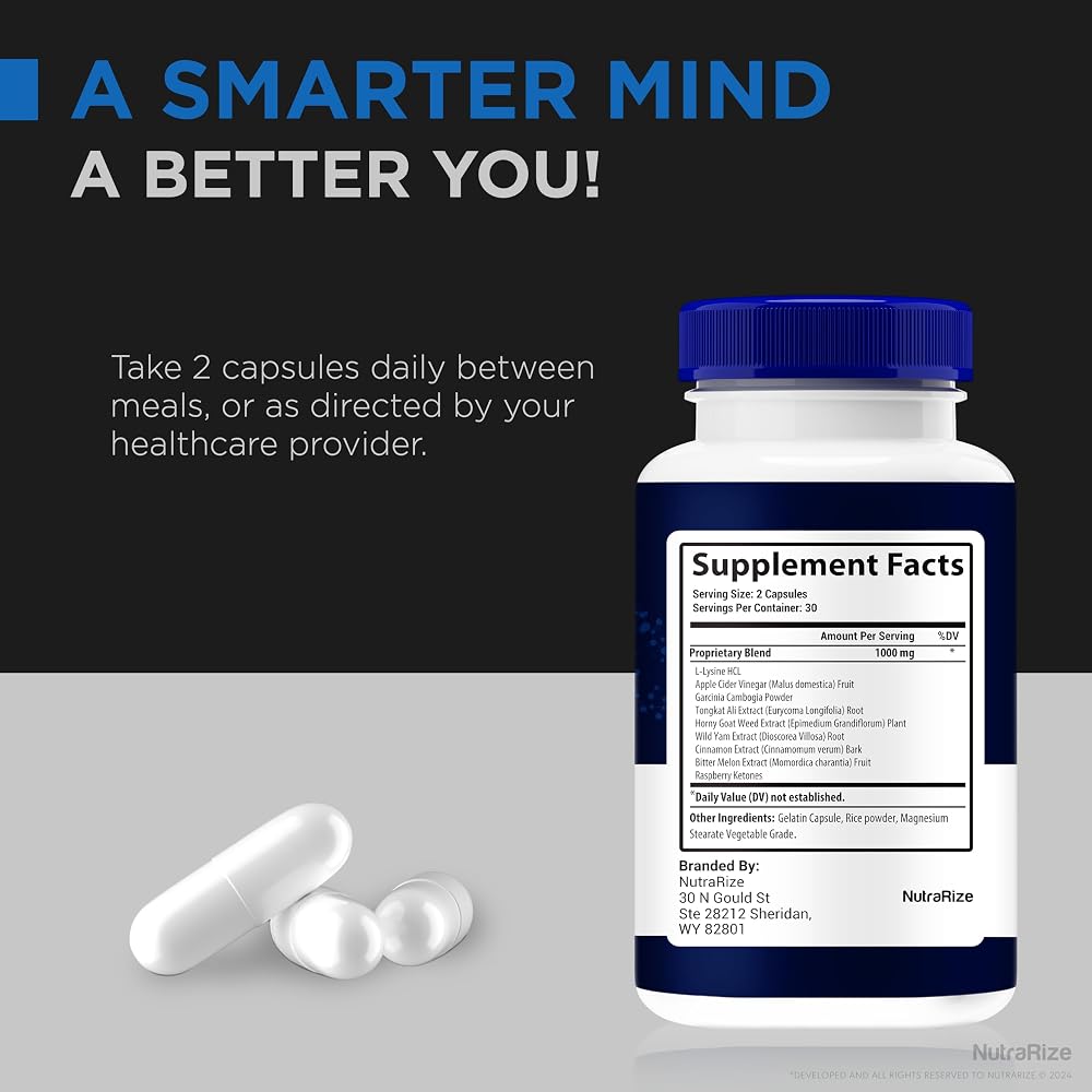 NutraRize Memo Force Memory & Focus Capsules - 120 Capsules - image 8