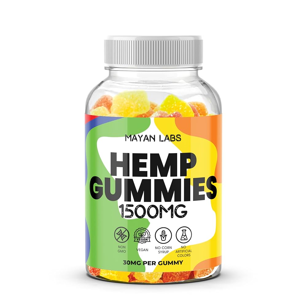 The Cbds Project Natural Hemp Oil Gummies - 50 Count