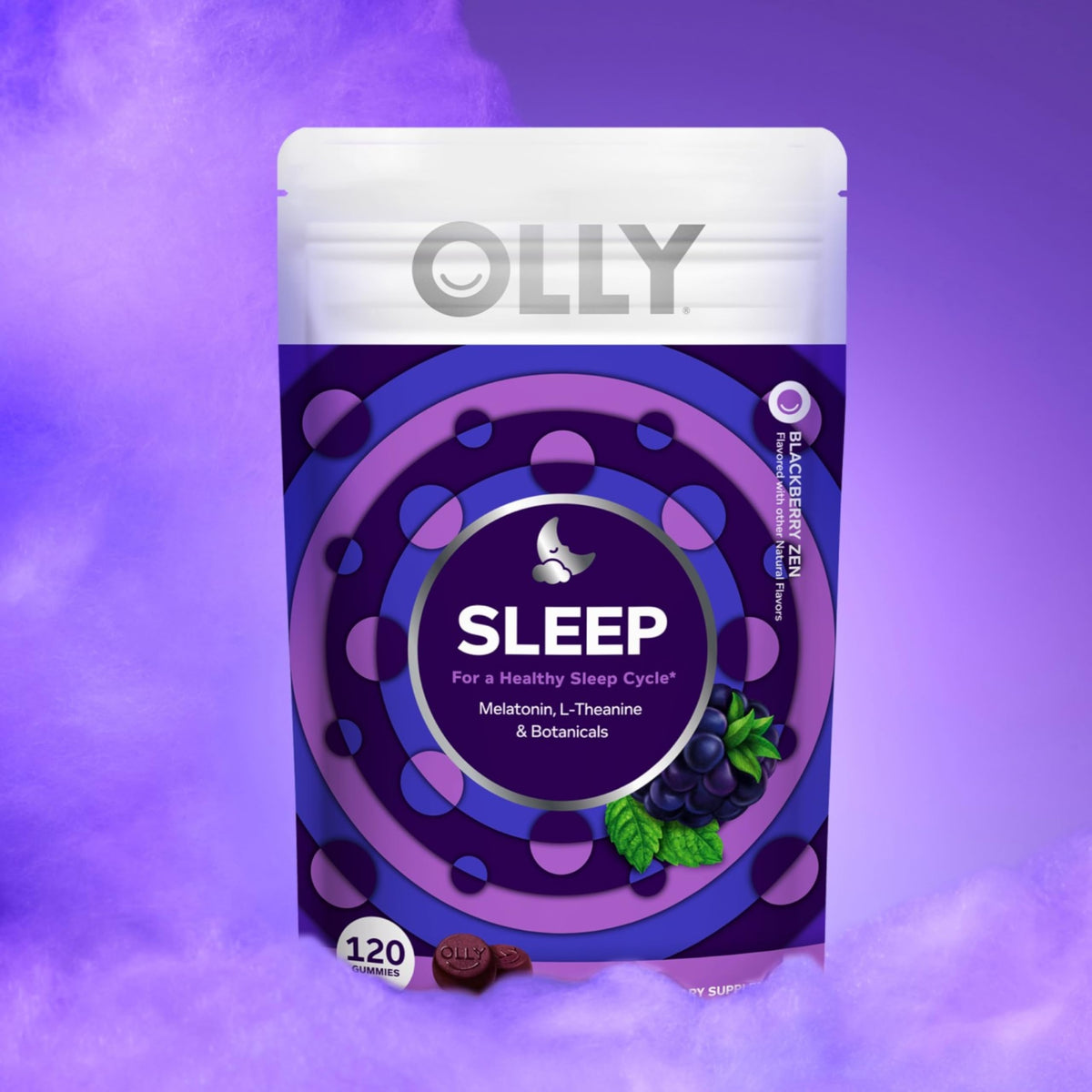 OLLY Sleep Support Gummy Supplement 3 mg Melatonin - 120 Count - image 10