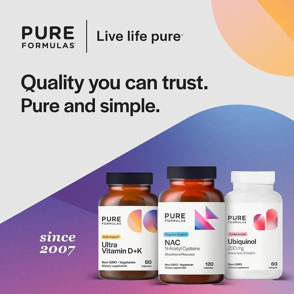 PureFormulas N-Acetyl-L-Cysteine NAC 900mg - 120 Capsules - image 5