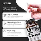 UMZU Testro-X Testosterone Support for Men - 90 Capsules - image 6