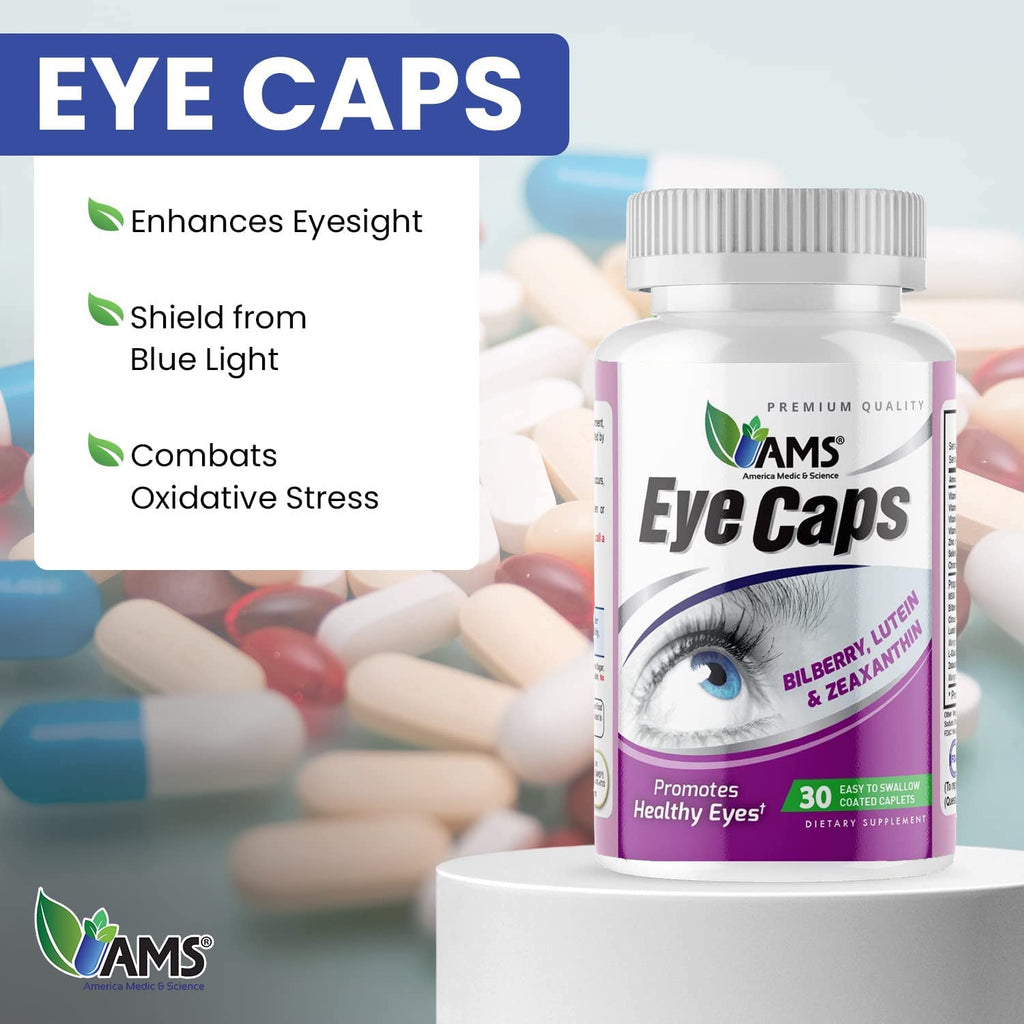 America Medic & Science EyeCaps Vision Support - 30 Caplets - image 2