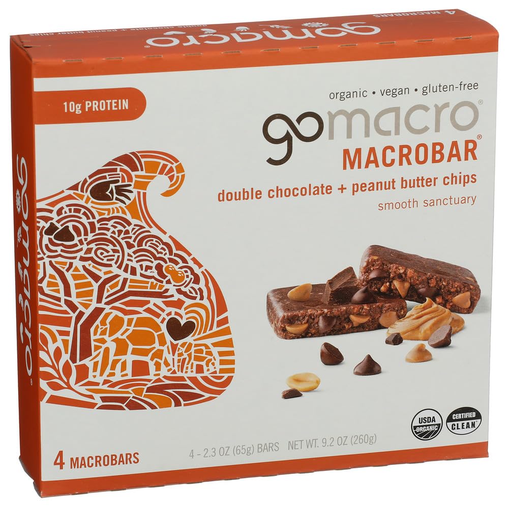 GoMacro Energy Bar Double Chocolate Peanut Butter Organic - 4 Pack - image 3