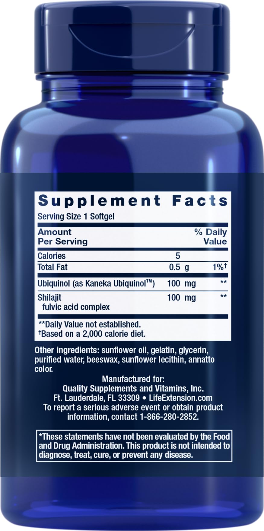 Life Extension COQ10 Super Ubiquinol 100mg - 90 Softgels - image 2
