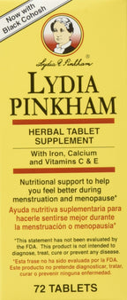 Lydia Pinkham Herbal Tablets for Menstruation and Menopause Support - 150 Count