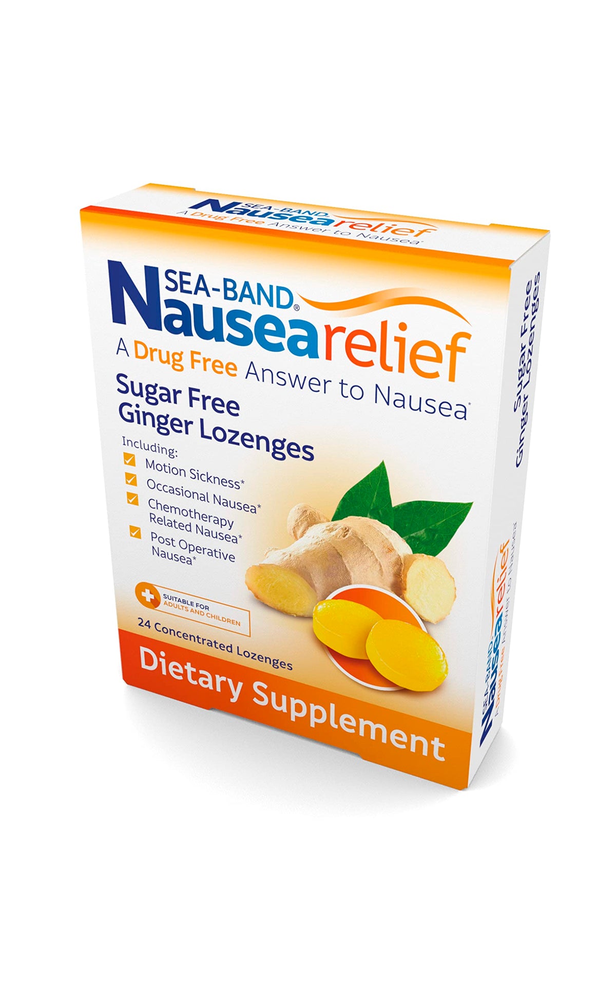 Sea-Band Ginger Travel Lozenges for Motion Sickness - 24 Count - image 4