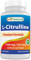 Best Naturals L-Citrulline Capsules - 1500mg/Serving - Non-GMO
