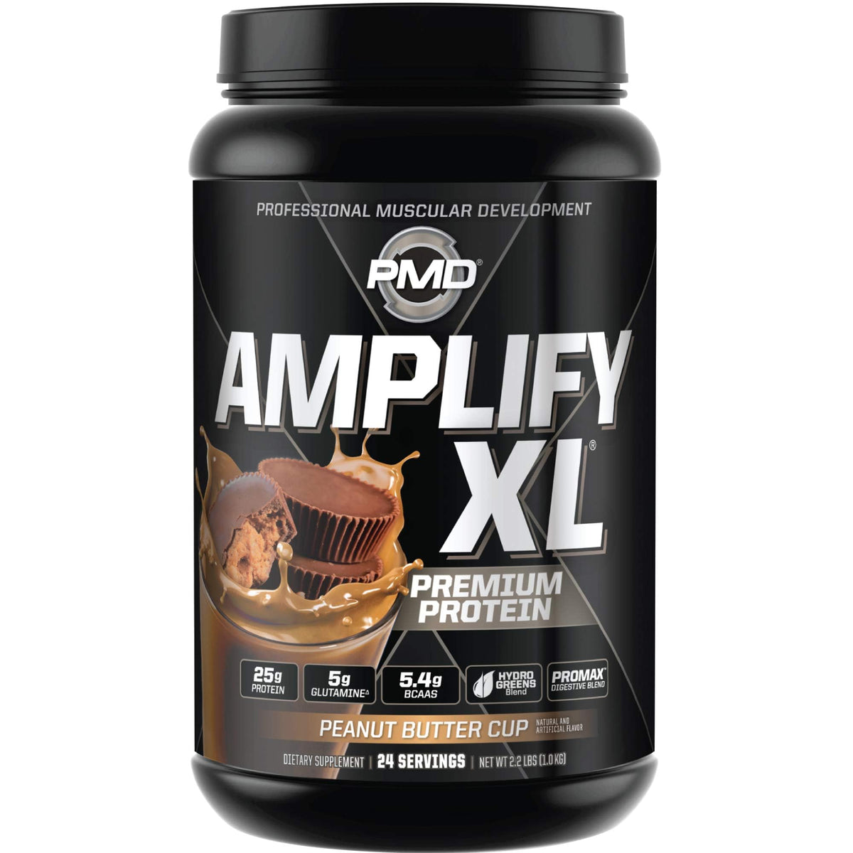 PMD Sports Amplify XL Whey Protein Hydro Greens Blend