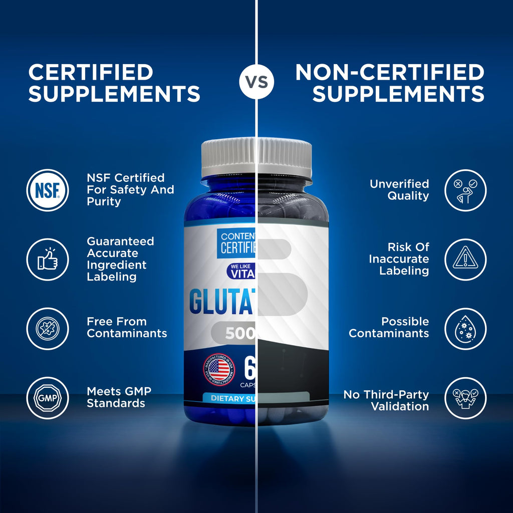 We Like Vitamins Glutathione 500mg - 60 Capsules - image 7
