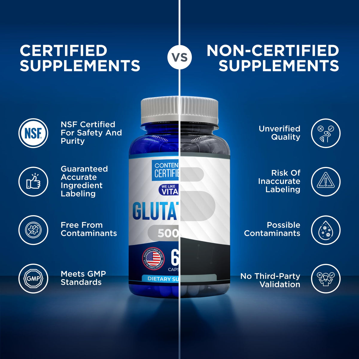 We Like Vitamins Glutathione 500mg - 60 Capsules - image 7