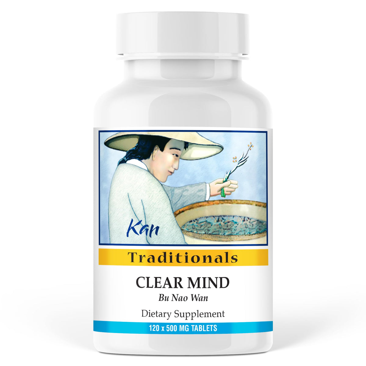 Kan Herbs Clear Mind Formula Herbal Blend - 120 Tablets